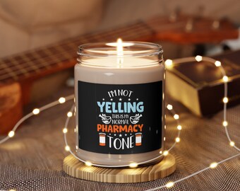 Pharmacy Technician Soy Candle, Pharm Scented Candle, Customer Request