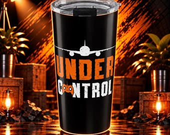 RC Plane Tumbler 20 Oz With A Design For Rc Plane Fans