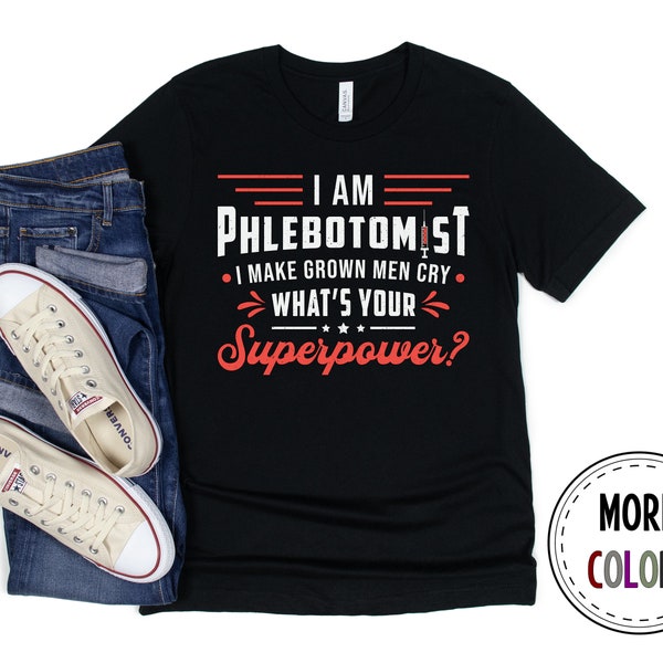 Phlebotomist T Shirt - Etsy