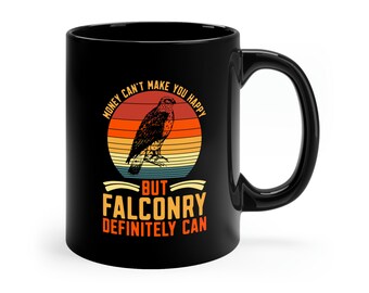 Falconry Mug, Peregrine Falcon Coffee Cup, Falconer Mugs