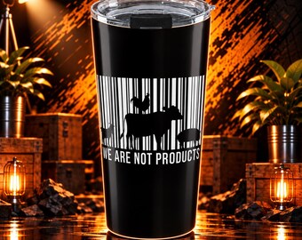 Veganism Tumbler 20 Oz With A Design For Vegan Lover