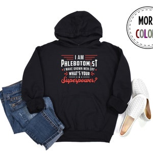 Phlebotomist Hoodie, Phlebotomy Hoodies, Nursing Sweater