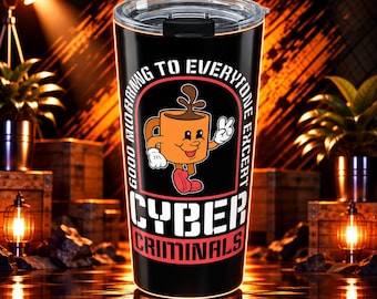Cybersecurity Tumbler 20 Oz With A Design For Cybersecurity Lover
