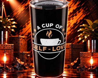 Mental Health Tumbler 20 Oz With A Detailed Mental Design