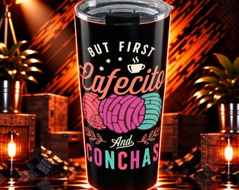 Conchas Tumbler 20 Oz Made Of Stainless Steel For Conchas Lover