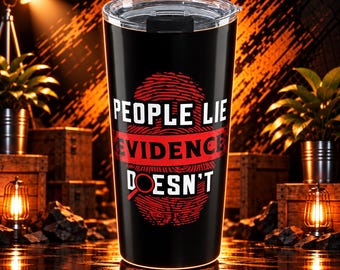 Crime Scene Investigator Tumbler 20 Oz Gift With A Custom Design