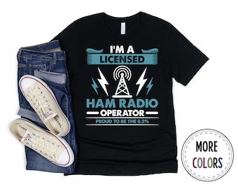 Ham Radio Shirt, Call Sign Tshirt, Amateur Radio T shirt, Funny Radio Operator Gift