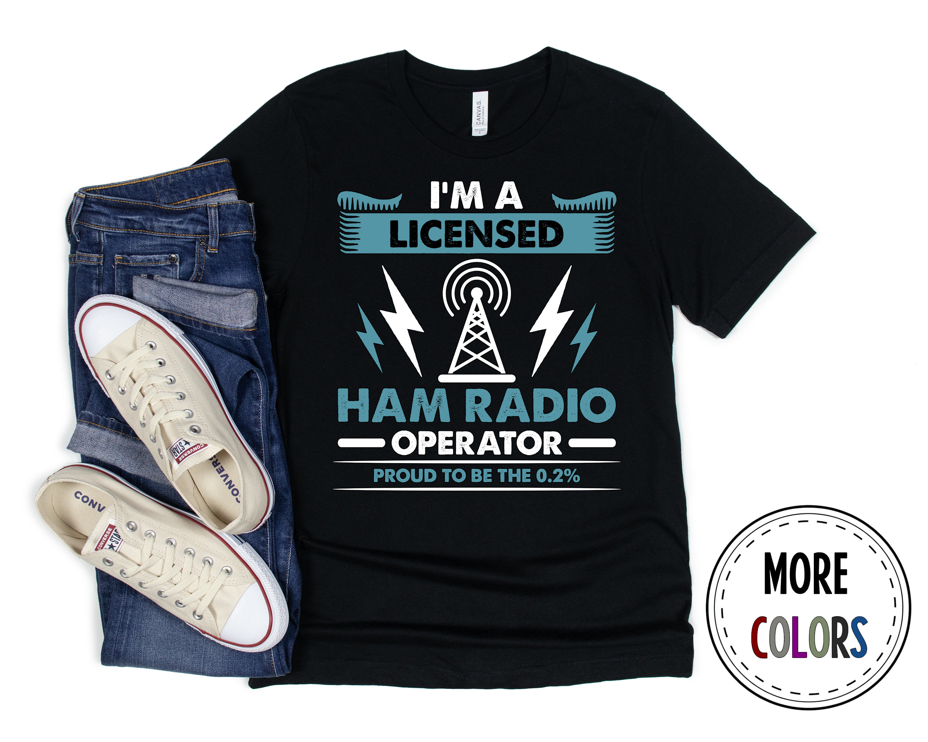 A Licensed Ham Radio Operator T-Shirt A Licensed Ham Radio Operator T-Shirt