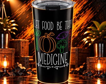 Vegan Chef Tumbler 20 Oz With A Design For Vegan Chef Fans