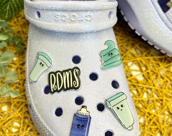 Ultrasound shoe charms, ultrasound Gel, ultrasound tech shoe charms, ultrasound tech gift, ultrasound gift