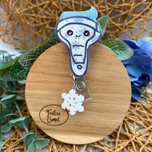 Ultrasound transducer badge reel, ultrasound tech Christmas gift, ultrasound tech badge reel, sonograher Christmas gift Christmas badge reel