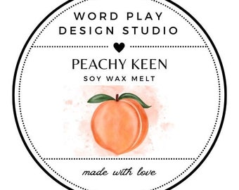 Peachy Keen Soy Wax Melt, Electric Wax Warmer, Home Fragrance, Luxury Scents, Fall Season, Football, Summertime