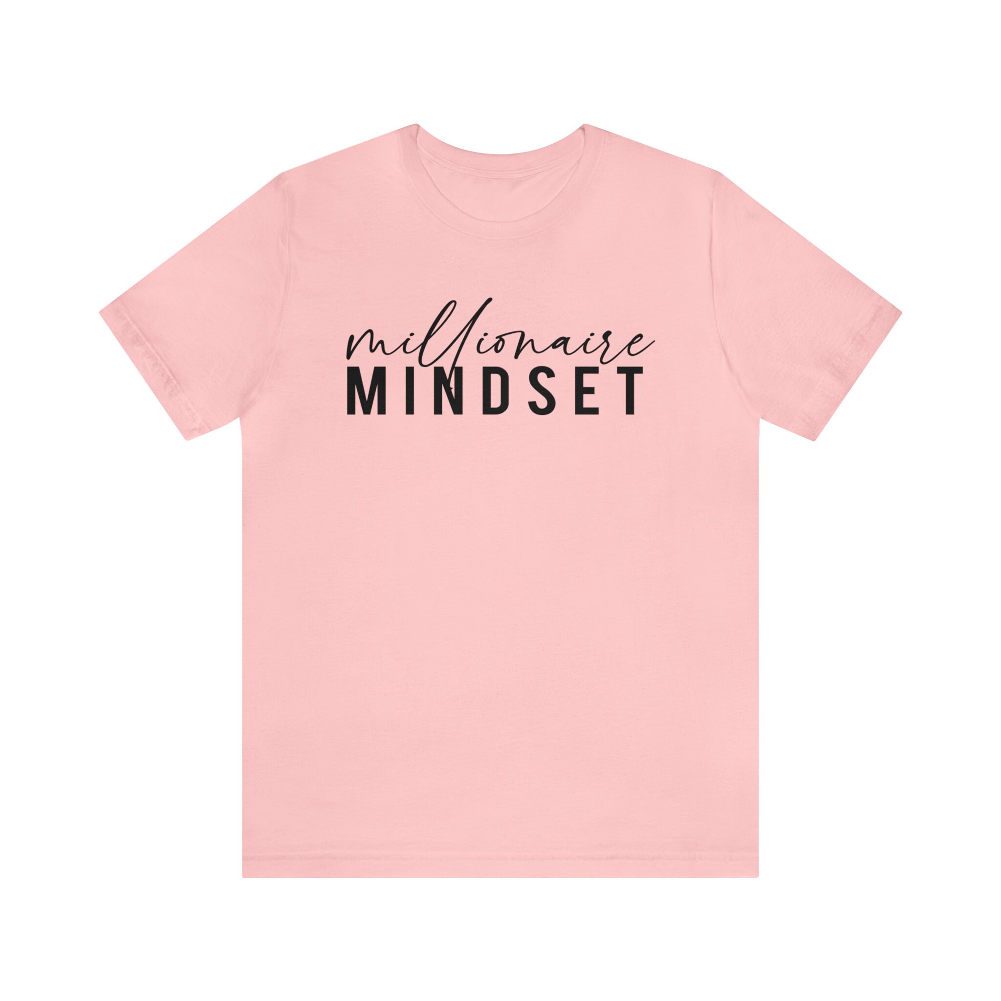 Millionaire Mindset Short Sleeve Tee Growth Mindset Shirt - Etsy