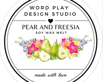 Pear and Freesia Luxury Wax Melt