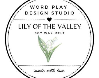 Lily of the Valley Wax Melts | Fresh Floral Soy Wax Melts | Clean Spring Scent for Wax Warmer | Light Garden Fragrance Handmade