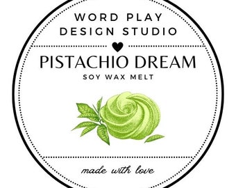 Pistachio Dream Soy Wax Melt, Electric Wax Warmer, Home Fragrance, Luxury Scents, New Home Gift, Housewarming Party