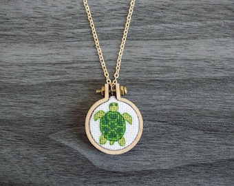 Mini Turtle Cross Stitch Pattern