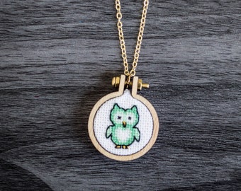Mini Owl Cross Stitch Pattern