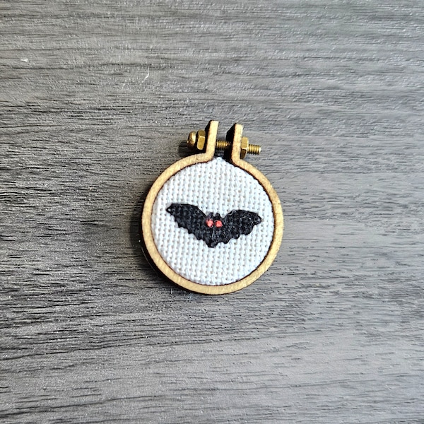 Mini Bat Cross Stitch Pattern