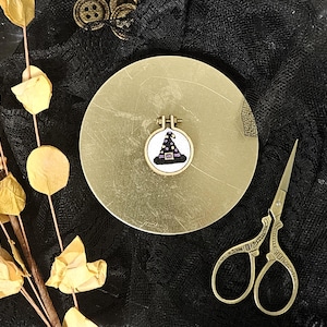 Mini Witch Hat Cross Stitch Pattern