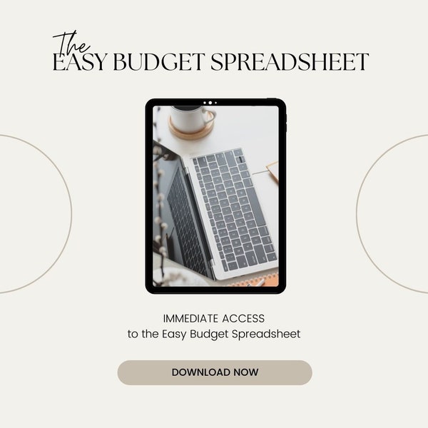 The Easy (Barefoot) Budget Spreadsheet by JournalMama