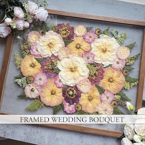 Wedding Flower Preservation | Floral Preservation |Framed Bouquet | Wedding Bouquets | Flowers in Resin | Preserved Flowers | Framed flowers