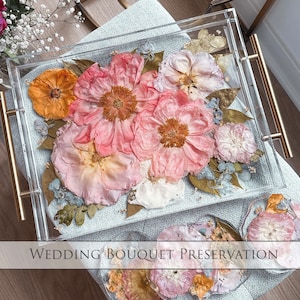 Preserved flowers in resin | Wedding Flower Preservation | Floral Preservation | Preserved Bouquet | Wedding Bouquet Preservation