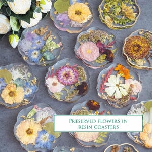 Preservation Wedding Bouquet | Bridal Bouquet Preservation | Resin Tray with flowers | Preserved Wedding Flowers | Resin Wedding Coasters