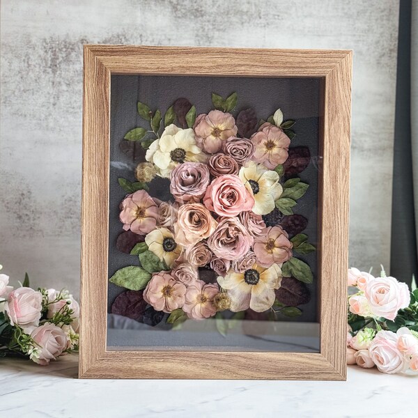 Framed Bouquet| Wedding Bouquet Preservation | Wedding Flower Preservation | Flowers Preservation | Framed Flowers | Wedding Bouquets