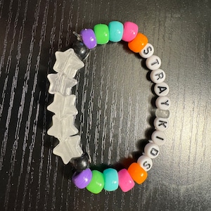 Stray Kids inspired 5- Star Elastic Bracelet- Add K-Pop Glam to Your Look!