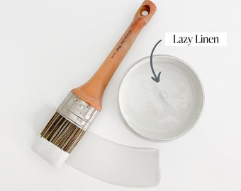 Lazy Linen - Chalk Style Paint for Furniture, Home Decor, DIY, Cabinets, Crafts - Eco-Friendly All-In-One Paint