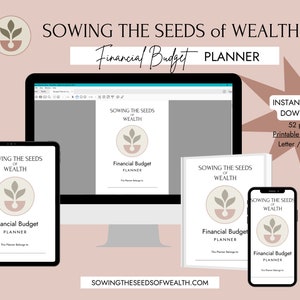 Budget Planner | Finance Planner | Printable Budget Binder | Debt Tracker | Printable Financial Journal | Budget Template | Instant Download