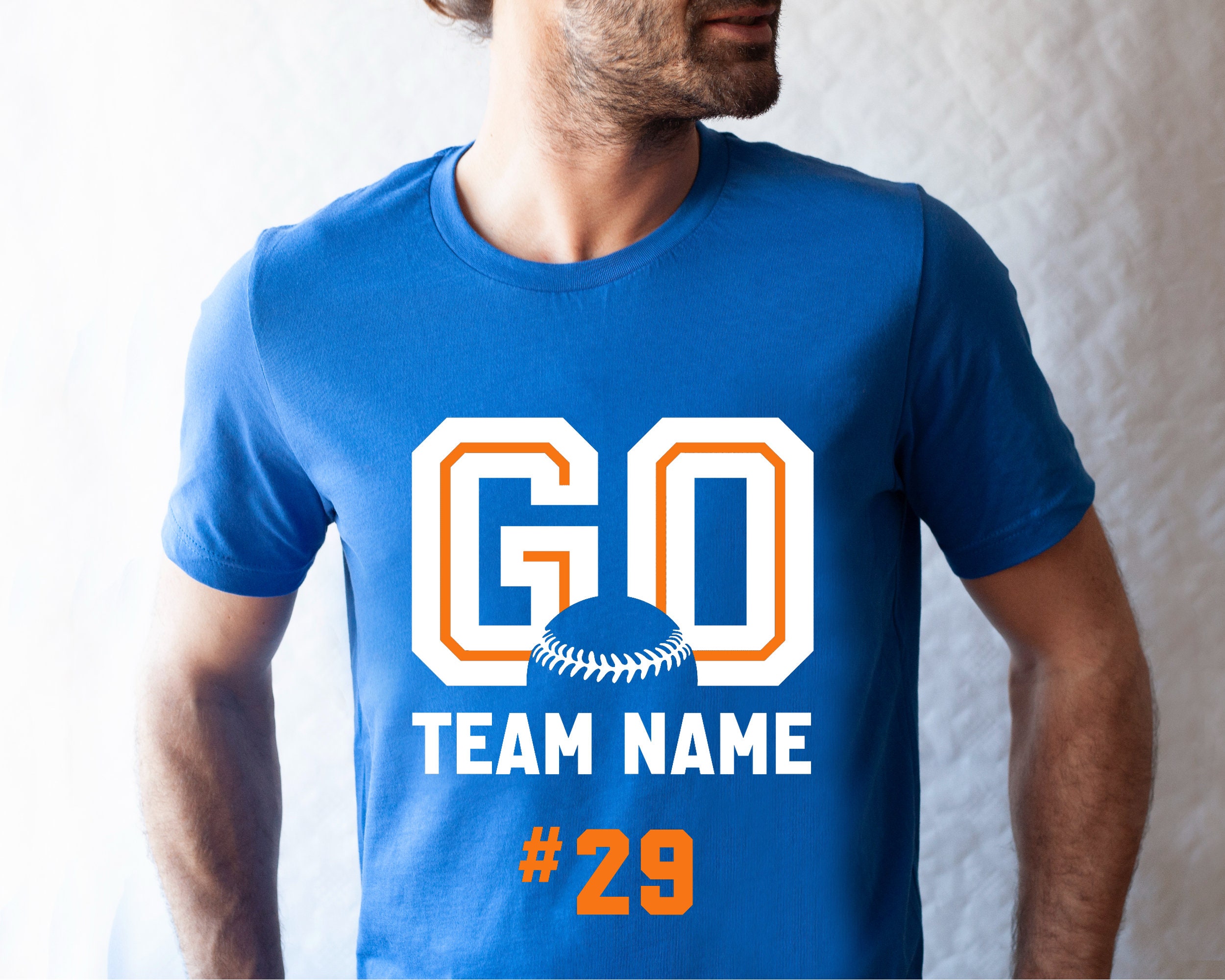 Custom Baseball Go Team Shirt, Personalized Baseball Team Shirt