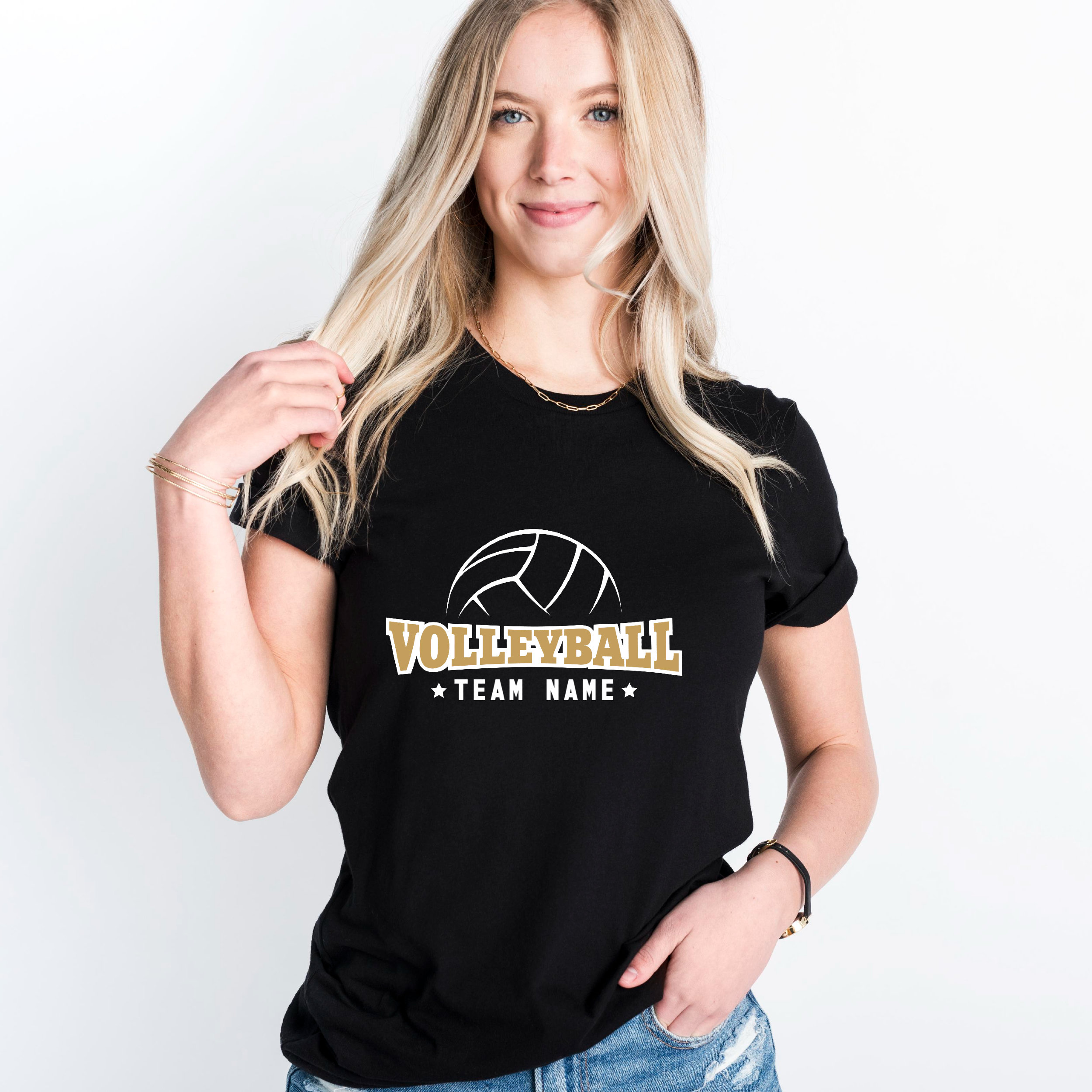 Custom Volleyball Team Name Shirt, Personalized Volleyball Shirt