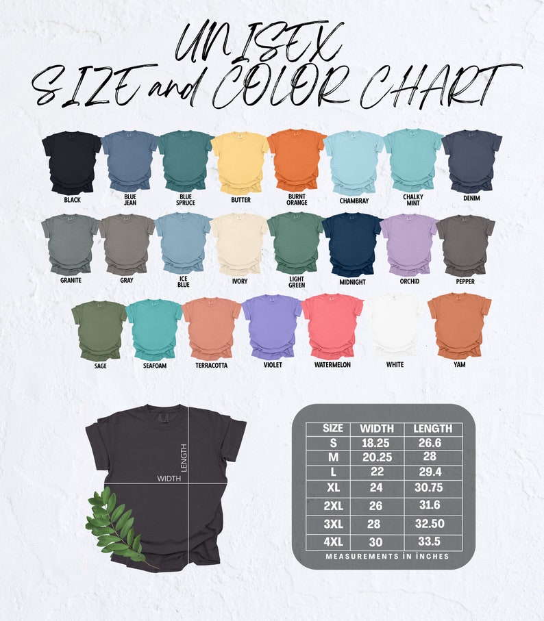 Comfort Colors® Blank Shirt, Comfort Colors Tee, Blank T-Shirt, Comfort Colors T-Shirt image 5