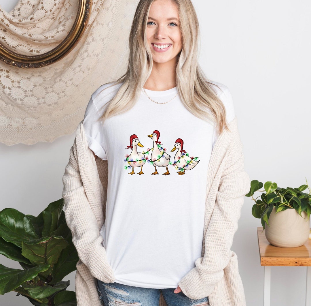 Christmas Ducks Shirt, Funny Animals Christmas Shirt, Duck Lover Shirt ...