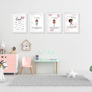 Who God says I am Girls Posters
