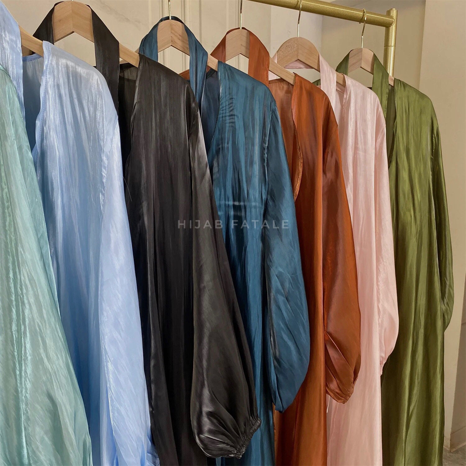 Abaya Balloon Sleeve Abaya outer Eid Ramadan Hijab Maxi - Etsy