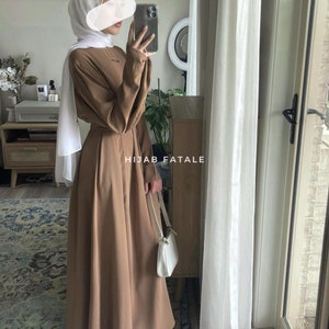 Abaya Abaya Plain Eid Ramadan Hijab Maxi Dress Abaya Muslim Eid Islamic ...