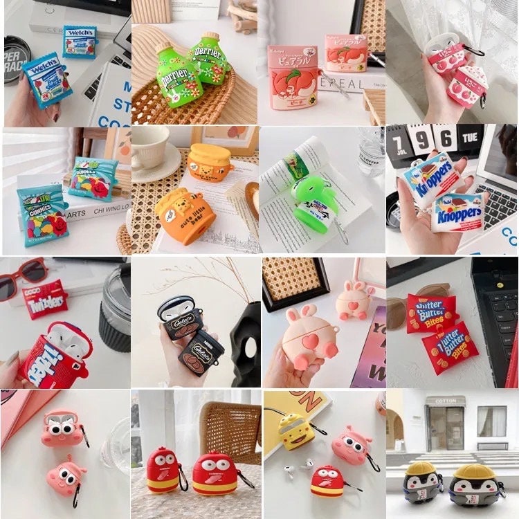 2024 3d AirPod Case Fashion Luxury Custom Bubble Gum Charge Box