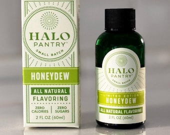 Honeydew Melon Natural Flavoring: Baking, Candy & Drink Recipes (2oz) - Colorless/Dye-Free