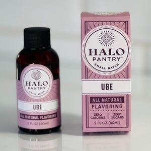 UBE Natural Flavoring Extract: Baking, Dessert & Drink Recipes (2oz Bottle) - *Colorless/Dye-Free*