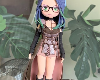 Handgemachte Chibi-Figur aus Ton, 15,5 cm Figur FFVIX, Ton von OC, Bild, Manga