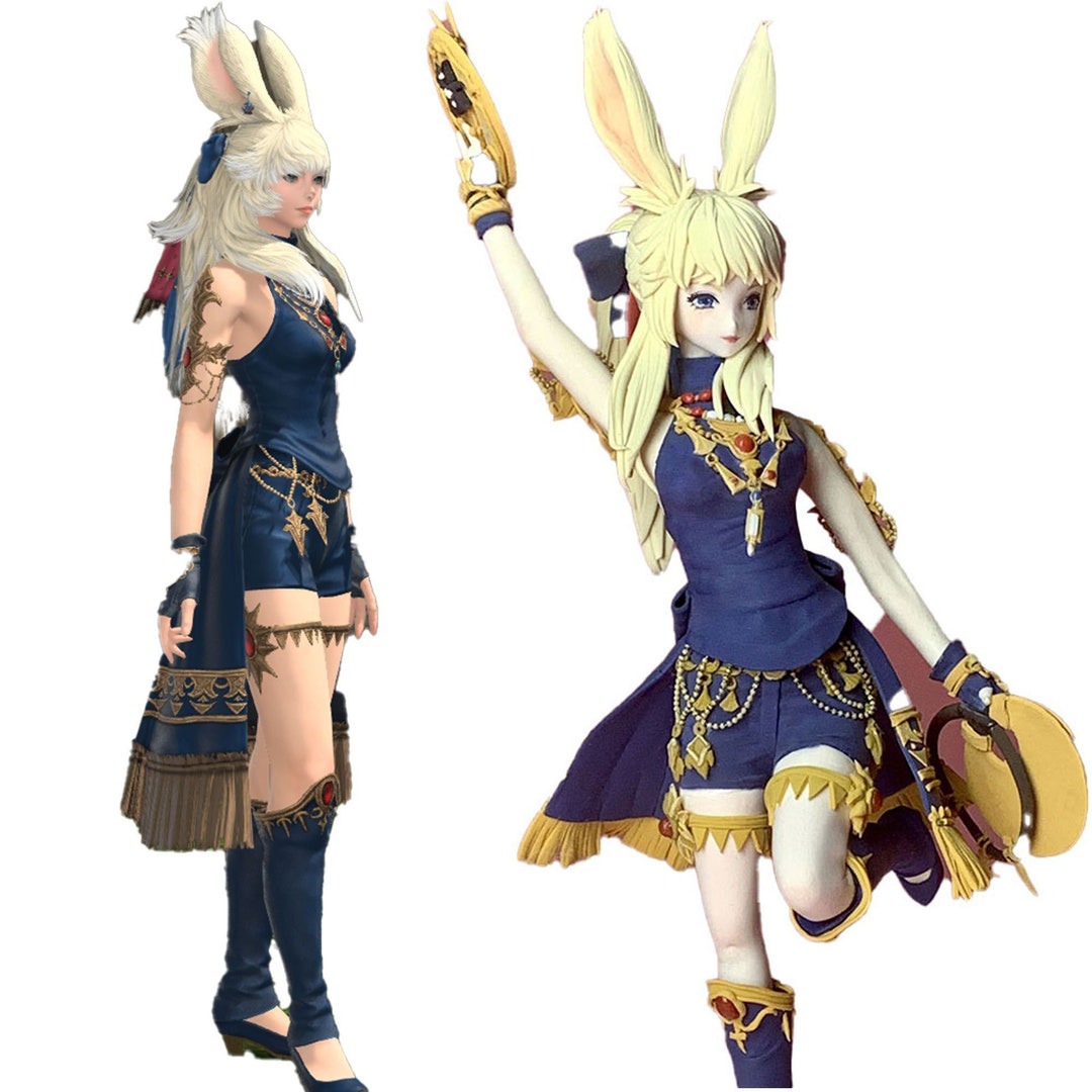 Handmade FFXIV Anime Clay , Custom Figure Clay. 90 Like Image