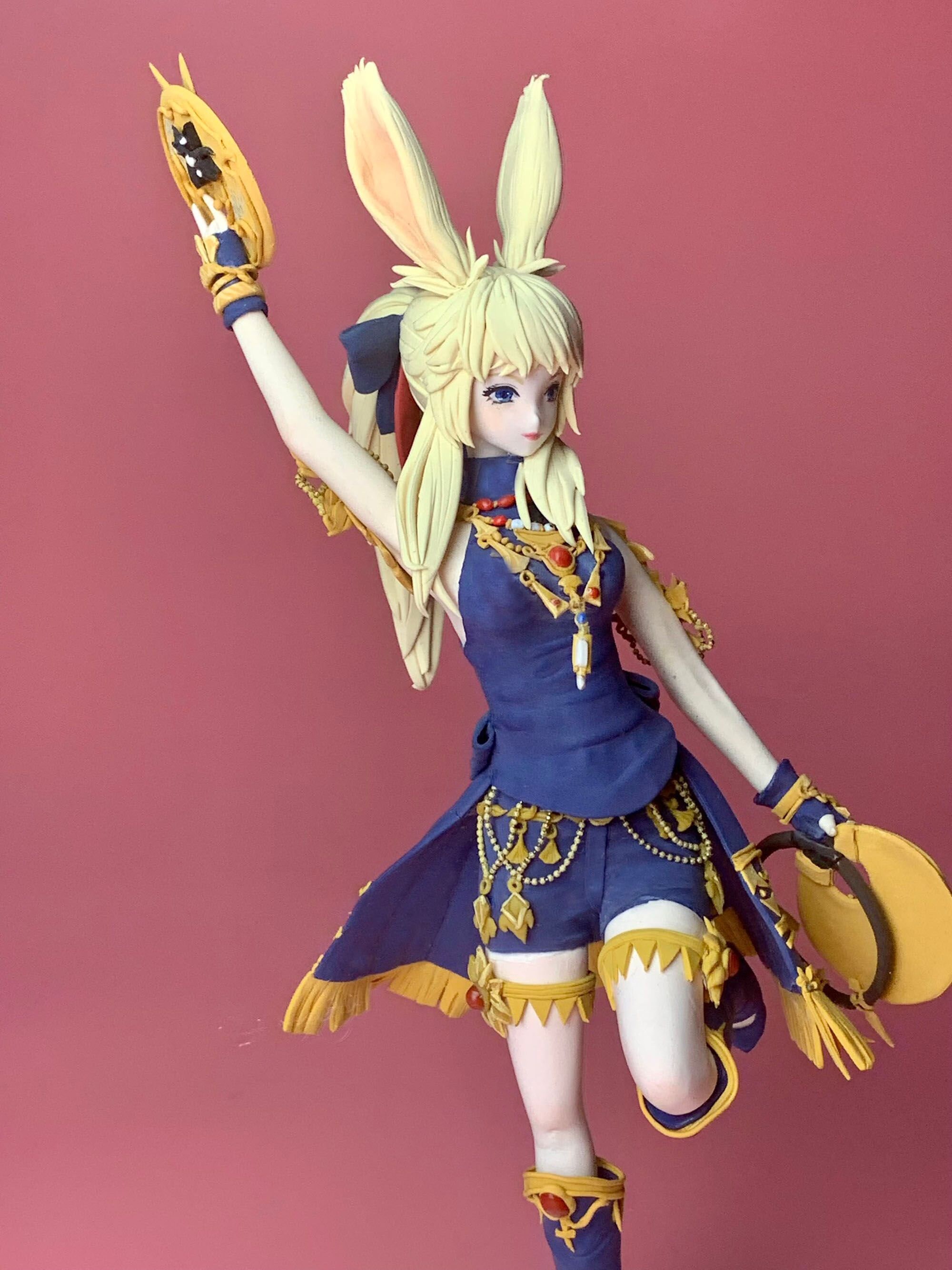 Handmade FFXIV Anime Clay Custom Figure Clay. 90 Like Etsy