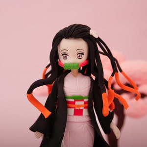 6 inches personalize chibi custom figure clay, handmade chibi, clay figure comission from OC, image, manga, cartoon