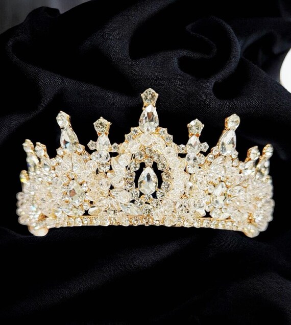 Hand Made Beaded Tiara DIY Handmade wedding Pearl beaded Crown - YouTube main image 2