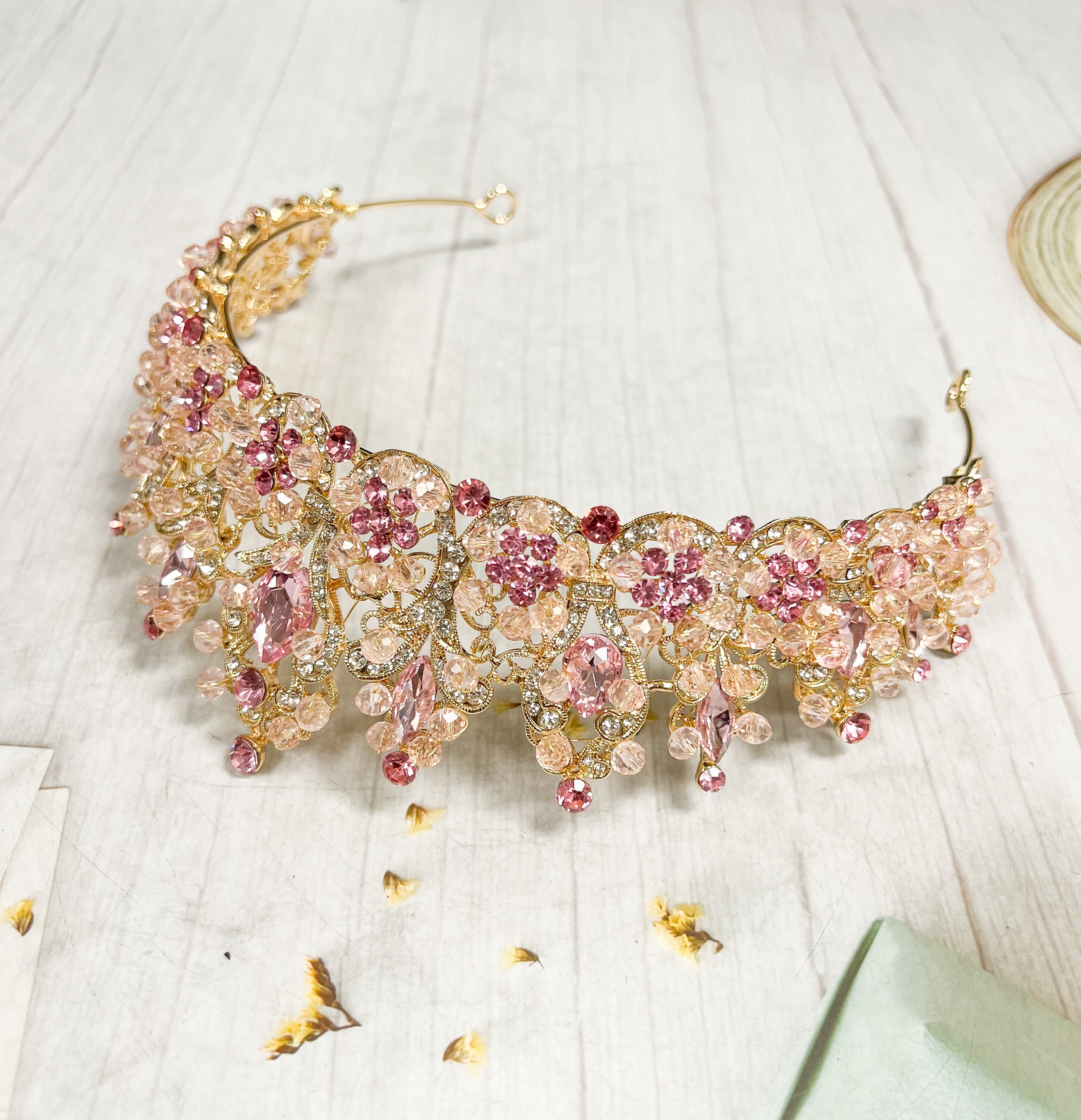 Couronne De Strass Commine De Mariage Couronne Princesse Couronne De Mariée Couronne Coiffure