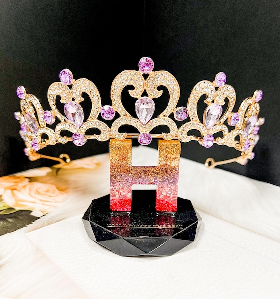 Tiara Con Corona In Cristallo - Accessorio Da Principessa Per Matrimoni E Feste - Foto 11