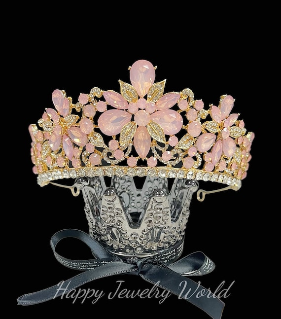 Flower Jewelled Tiara Adult Silver Flower Jewelled Tiara Adult Silver
